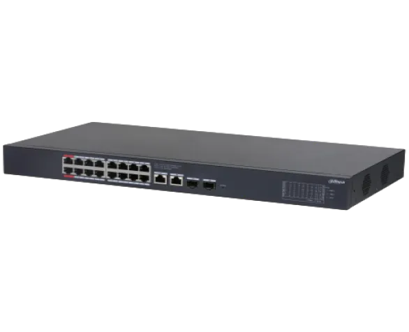 20-Port Cloud Managed Desktop Gigabit Switch with 16-Port PoE ( DH-CS4220-16GT-135 )